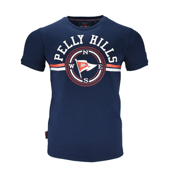 T-shirt bleu marine RING ROPE - PELLY HILLS
